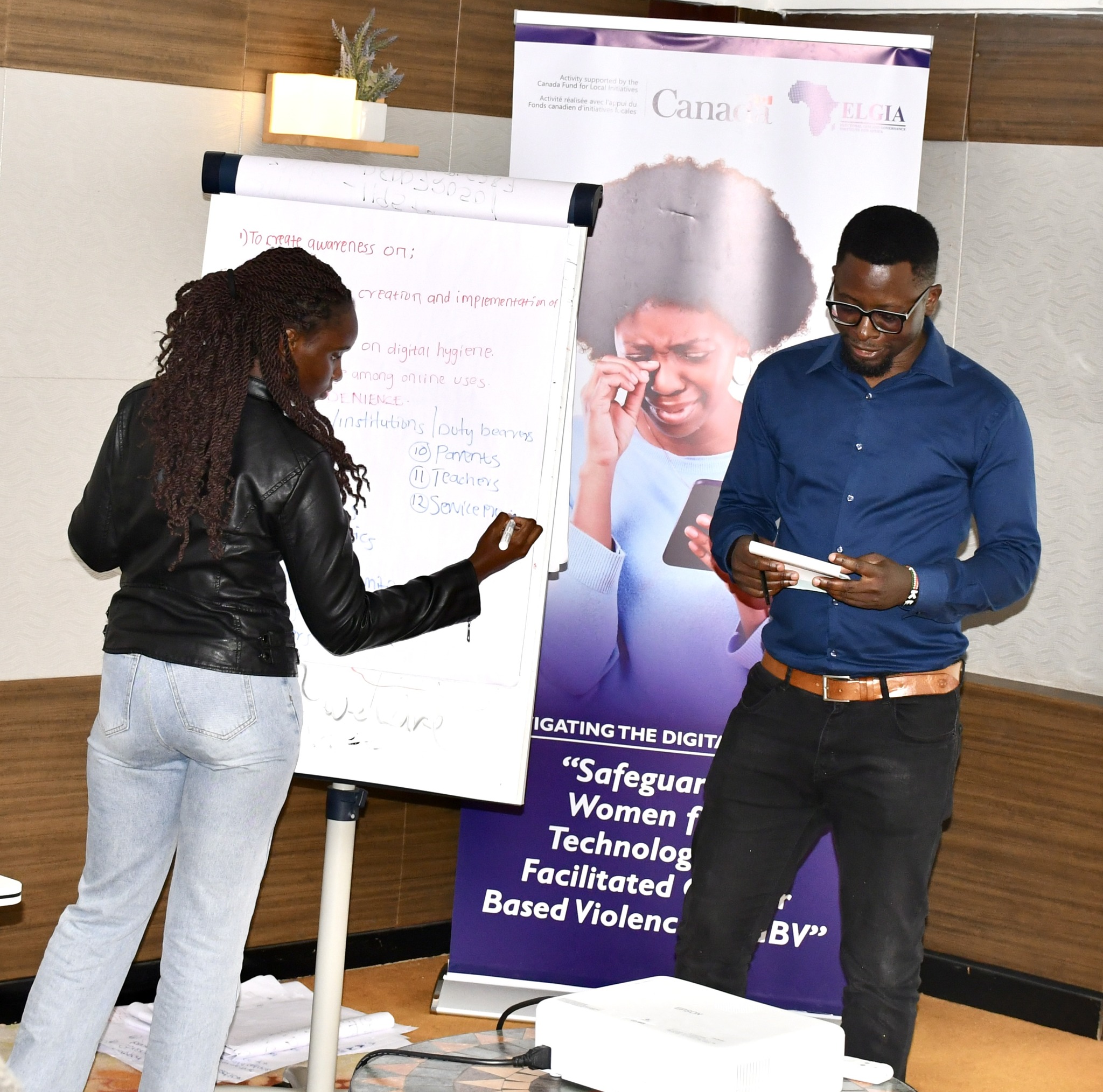 Day Two of the ELGIA Toolkit Development Workshop on Tech-Facilitated Gender-Based Violence (TF-GBV).