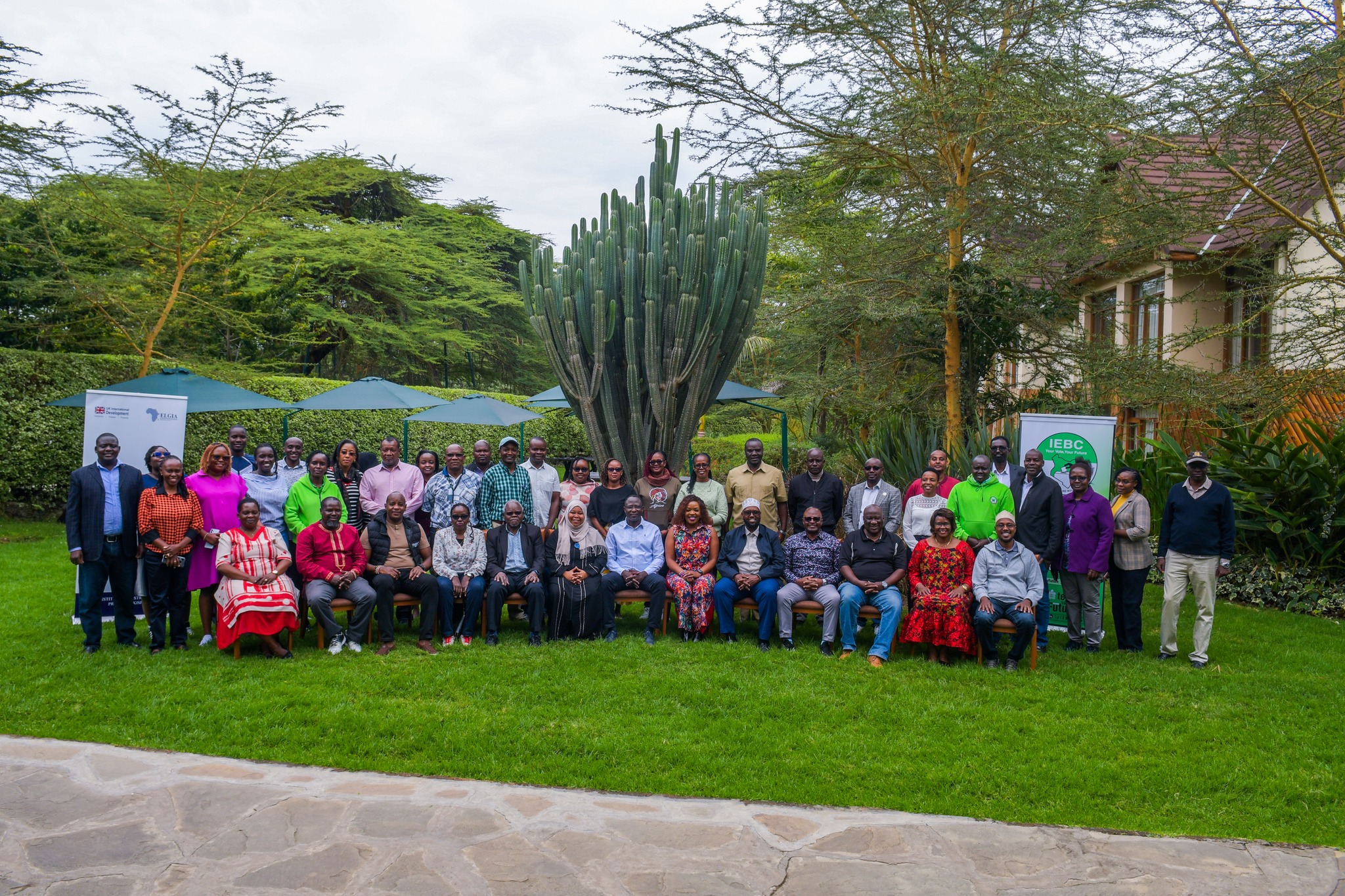 IEBC holda media handling and etiquette training workshop Supported by ELGIA
