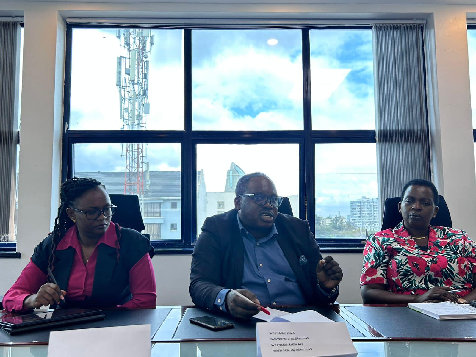 ELGIA) meeting with the Legal and Operations Directorates of the IEBC on plan for boundaries security