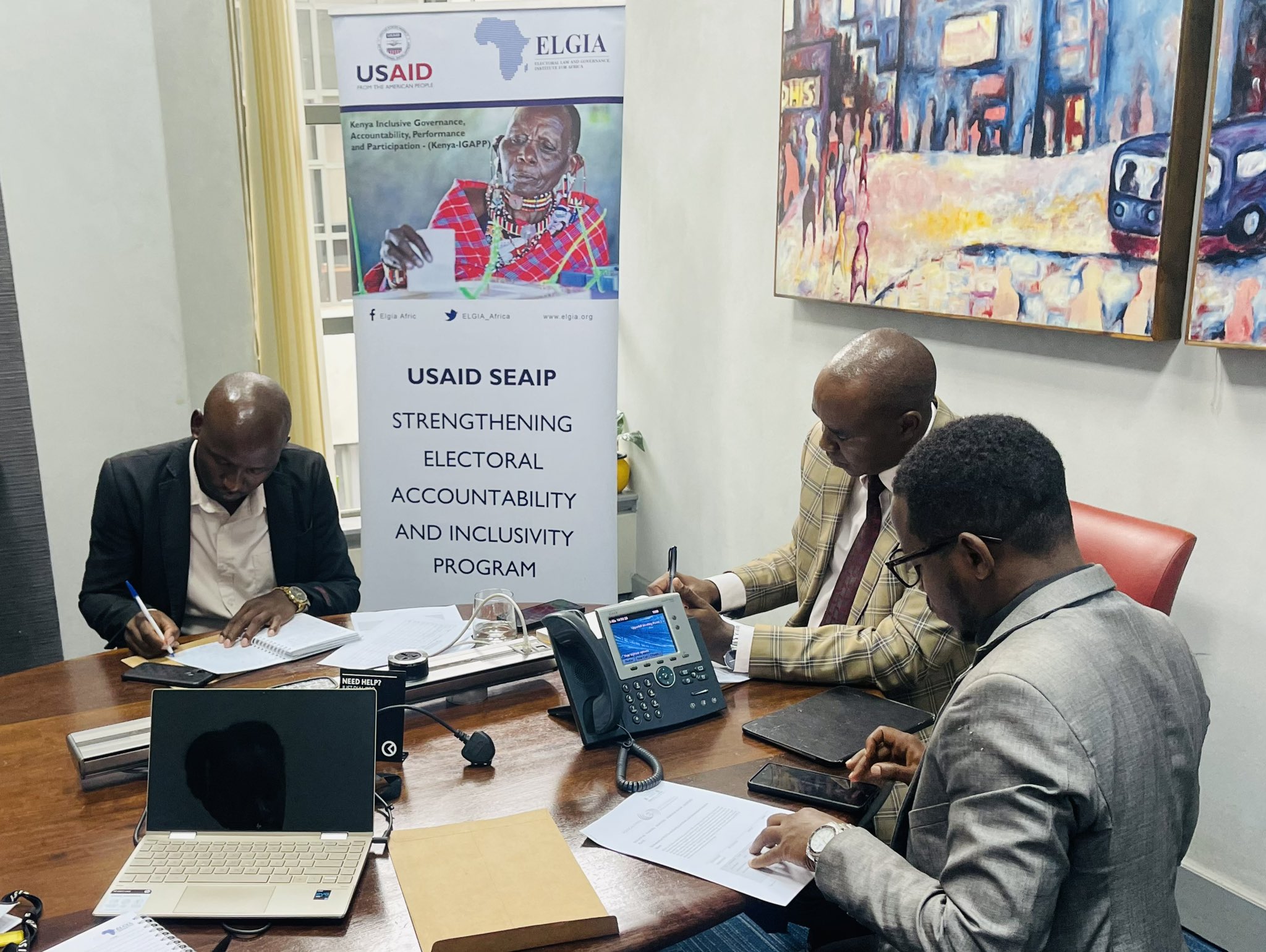 PPDT CEO - Mr Kamwati paid a courtesy visit at the ELGIA